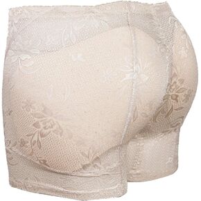KIWI RATA Womens Seamless Butt Lifter Padded Lace Panties Enhancer Underwear