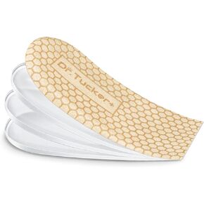 Heel Lifts, Shoe Lifts for Uneven Legs, 4 Layers Adjustable Orthopedic Heel Lifts for Shoes, Leg Length Discrepancy, 1/8" 1/4" 3/8" 1/2" (Pack of 1, Size Small)