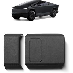 ملحقات Cybertruck 2023 2024 2025 2PCS Center Console Cover ، واقي مسند الأذرع المقاوم للخدش TPE ، والملحقات الأساسية لـ CyberTruck