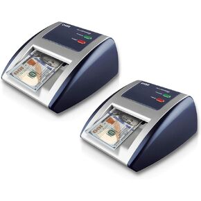 AccuBANKER D450 Counterfeit Money Checker Machine with Magnetic, Infrared, Watermark and Micro-Printing Detection & 5-Pack Counterfeit Bill Detector Pens Bundle