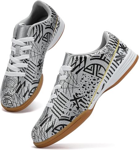 Boys Indoor Soccer Shoes Futsal Shoes for Girls Youth Indoor Soccer Cleats in Saudi Arabia