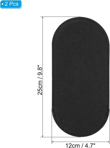 PATIKIL Felt Base Shaper 12x6 Inch, 2 Pcs Bag Bottom Shaper Pad Purse Liner Board Insert Oval for Handbags Tote Crossbody Bag Backpack, Pink in Saudi Arabia