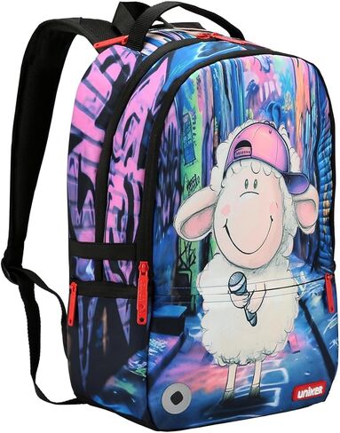 UNIKER Travel Laptop Backpack,Graffiti Backpack for Work,Designer Laptop Backpack for 15.6 Inch,Water Resistant College Bag Computer Bag Gifts for Men,Panda in Kuwait