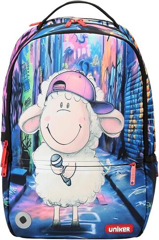 UNIKER Travel Laptop Backpack,Graffiti Backpack for Work,Designer Laptop Backpack for 15.6 Inch,Water Resistant College Bag Computer Bag Gifts for Men,Panda in Kuwait