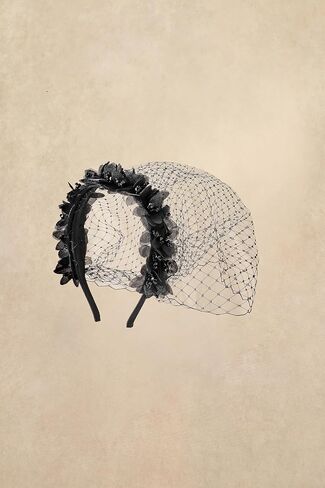 BABEYOND Mesh Veil Headband for Women - Tea Party 1920s Fascinator Face Veil Headpiece for Bridal Wedding in Kuwait