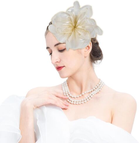 2025 Derby Hair Clip for Women Fascinators Hats for Women Outfits Tea Party Wedding Fascinator Headband in Kuwait