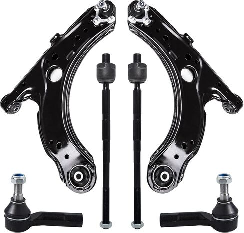 8Pc Front End Kit Fit For 08-20 Do-dge Grand Caravan, 08-16 Ch-rysler Town & Country, 2 Lower Control Arm w/Ball Joint 2 Sway Bar Link 4 Outer Inner Tie Rod End (K622033 K7258 ES80646 ES800403) in Kuwait