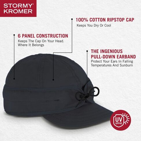 قبعة Stormy Kromer The Trail - قبعة ربيعية طاردة للماء مع عصابة أذن منسدلة in Saudi Arabia