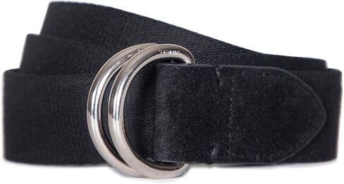 Vince Women's 1.2 Inch D Ring Webbing Belt, Casual & Stylish Fashion Accessory, Everyday Wear in Saudi Arabia