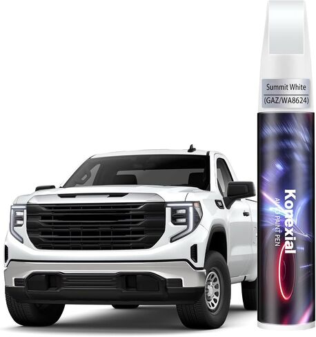 Car Touch Up Paint(Summit White(GAZ/WA8624)) Compatible With GMC, Premium Car Scratch Remover for Deep Scratches, Car Paint Pen Scratch Repair Two-In-One Touch Up Paint in Saudi Arabia