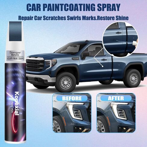 Car Touch Up Paint(Summit White(GAZ/WA8624)) Compatible With GMC, Premium Car Scratch Remover for Deep Scratches, Car Paint Pen Scratch Repair Two-In-One Touch Up Paint in Saudi Arabia