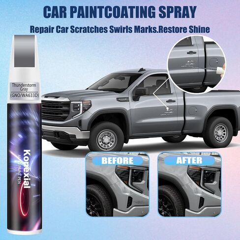 Car Touch Up Paint(Summit White(GAZ/WA8624)) Compatible With GMC, Premium Car Scratch Remover for Deep Scratches, Car Paint Pen Scratch Repair Two-In-One Touch Up Paint in Saudi Arabia