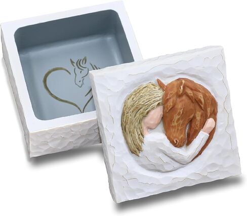 Gifts for Friends, Friendship Gifts for Women, Friend Birthday Gifts for Women, Gifts for Friends Female, Thank You for Being a friend, Sculpted Hand-Painted Keepsake Box in Kuwait