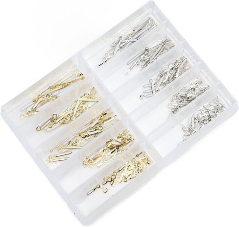 Replacement Watch Hands Set, Metal Watch Hands for 2035 PC21 SL68 Quartz Watch Movements, 100 Sets, Simplify Repairs and Enhance Aesthetics (Luminous Gold) in Kuwait