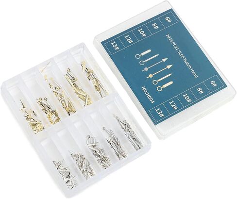Replacement Watch Hands Set, Metal Watch Hands for 2035 PC21 SL68 Quartz Watch Movements, 100 Sets, Simplify Repairs and Enhance Aesthetics (Luminous Gold) in Kuwait