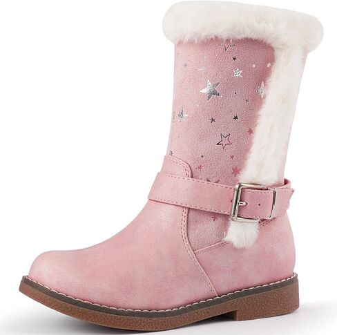 Girls Winter Boots Kids Cowgirl Boots Girl Combat Knee High Boot Girls Dress Shoes in Saudi Arabia