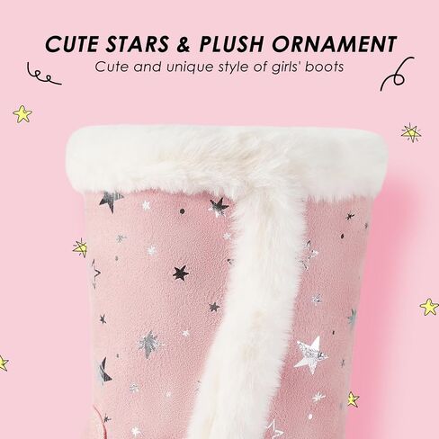 Girls Winter Boots Kids Cowgirl Boots Girl Combat Knee High Boot Girls Dress Shoes in Saudi Arabia