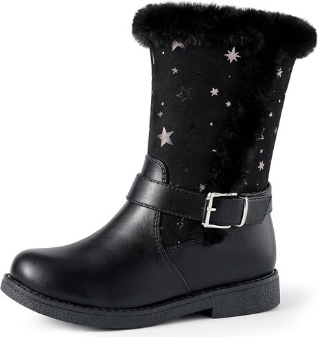Girls Winter Boots Kids Cowgirl Boots Girl Combat Knee High Boot Girls Dress Shoes in Kuwait