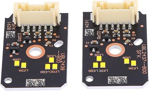 2Pcs Adaptive Yellow LED Daytime Running Light Module Set Compatible for B-M-W 5 Series F90 M5 G30 2017-2020, Left & Right DRL Angel Eyes LED Boards Stabilizer 63117214939 63117214940 in Saudi Arabia