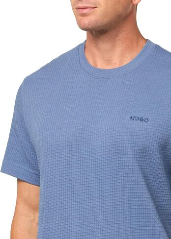 HUGO Men's Austin Ribbed T-Shirt in Saudi Arabia