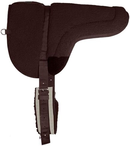 وسادة Kensington Fleece Bareback - سرج من الصوف شديد التحمل مع مركز إسفنجي سميك بقياس 1 بوصة - يبلغ طوله 29 بوصة وعرضه 36 بوصة in Kuwait