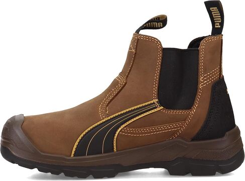 PUMA Men's Tanami Double Gore Brown Soft Toe Mid Industrial Shoe, 9 in Saudi Arabia