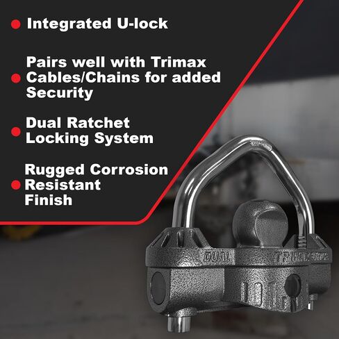 TRIMAX UMAX50D قارنة توصيل مقطورة عالمية ثنائية الأغراض وقفل على شكل حرف U in Kuwait