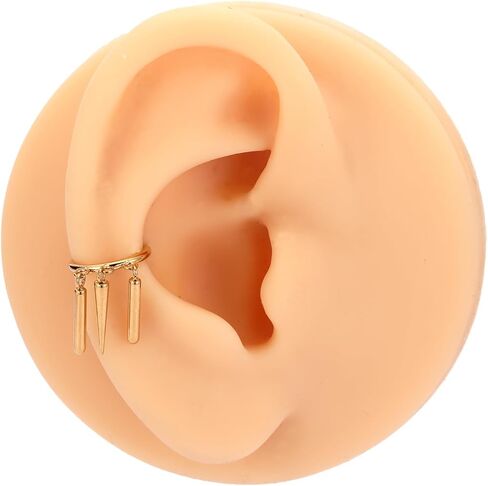 FUNLMO Dangle Conch Helix Cartilage Earlobe Orbital Piercing Jewelry 316L Surgical Steel Nose Septum Ring for Women Men in Saudi Arabia