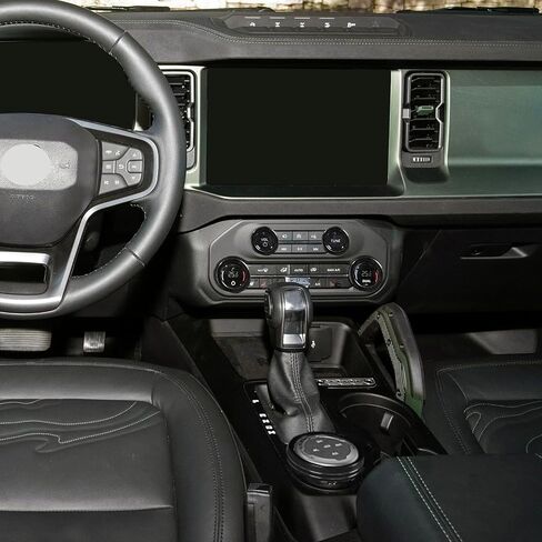 Ford Bronco 2021 2022 2023 2024 2025 الملحقات المفتاح الداخلي مفتاح AC Cover Aluminium Bluey (ليس لـ Bronco Sport) in Saudi Arabia