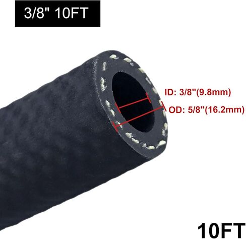 3/8 Marine Fuel Line Hose Type A1-15 Rubber 10FT SAE J1527 in Saudi Arabia