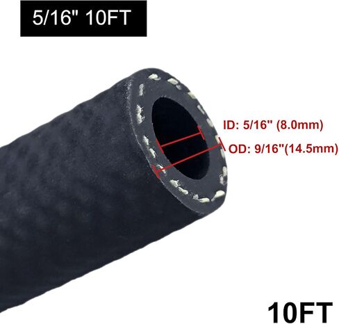 3/8 Marine Fuel Line Hose Type A1-15 Rubber 10FT SAE J1527 in Saudi Arabia