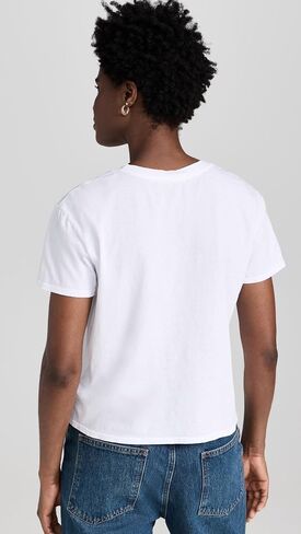 perfectwhitetee Women's Harley Cotton Boxy Crew Tee in Saudi Arabia