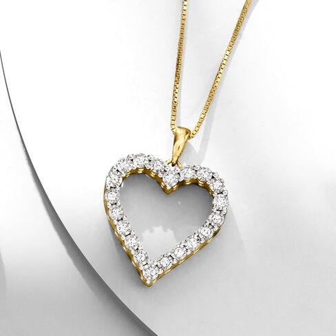 Ross-Simons 0.30 ct. t.w. Diamond Heart Pendant Necklace in Saudi Arabia