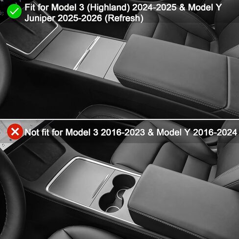 7pcs Center Console Organizer For Tesla Model 3 Accessories 2025 2024 New Highland for Model Y Juniper 2026 2025 refresh Cup Reserrest Armrest Hidden Box Tray in Kuwait