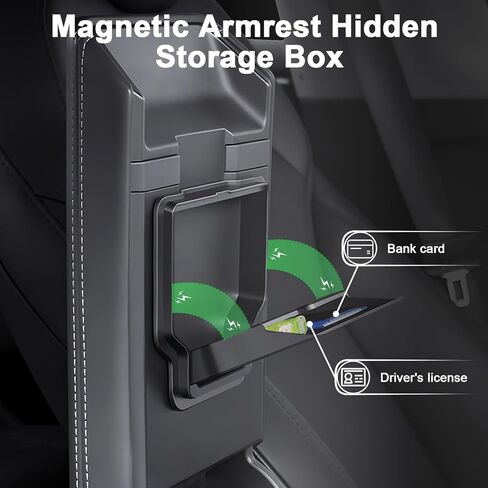 7pcs Center Console Organizer For Tesla Model 3 Accessories 2025 2024 New Highland for Model Y Juniper 2026 2025 refresh Cup Reserrest Armrest Hidden Box Tray in Kuwait