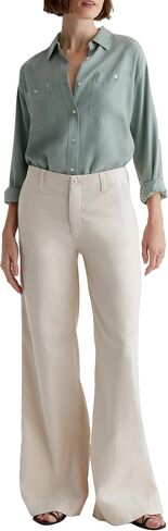 Women's Laurent Mid Rise Utility Wide Leg Pant in Saudi Arabia