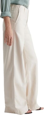 Women's Laurent Mid Rise Utility Wide Leg Pant in Saudi Arabia