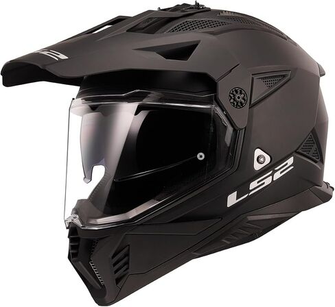 LS2 Helmets Blaze II Adventure Motorcycle Helmet W/Sunshield (Matte Black - X -Large) in Kuwait