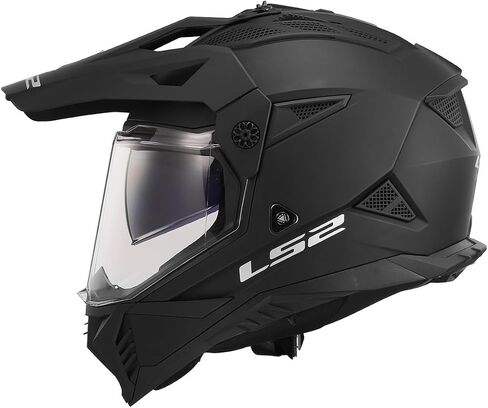 LS2 Helmets Blaze II Adventure Motorcycle Helmet W/Sunshield (Matte Black - X -Large) in Kuwait
