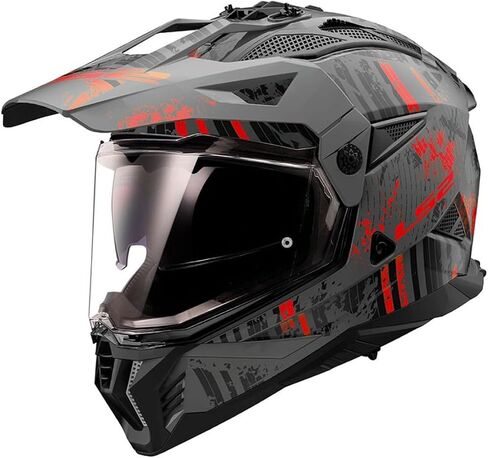 LS2 Helmets Blaze II Adventure Motorcycle Helmet W/Sunshield (Matte Black - X -Large) in Kuwait