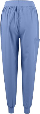 Scrubs for Women Set Stretch V-Neck Scrub Tops with Pockets & Cargo Pant Quick Drying Solid Nurse Uniform in Kuwait