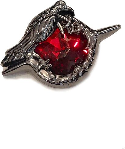 Love and Deepspace Sylus Game Qin Che N109 Zone Dark Point Alloy Ruby Crow Brooch Jewelry Associory Pins BORCES in Kuwait