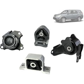 45hao Motor Mount Transmission Mount Kit Compatible with 2011 2012 2013 2014 2015 Honda Civic 1.7L 4PCS ， Motor Mount Set for Automotive Replacement，Replace #A6588 A6591 A6595 A4511