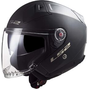 LS2 Helmets Open Face Infinity II Helmet (Matte Black - 2X-Large)