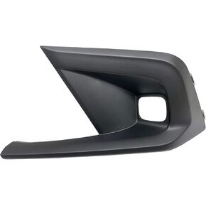 DAT AUTO PARTS FRONT LEFT LEFT Side Fog Light Wight Lamp Hole Hole Trim Grille Labsling Presention For 2022-2024 Honda Civic Hatchback & Sedan باستثناء جولة بلاستيكية أسود HO1038164