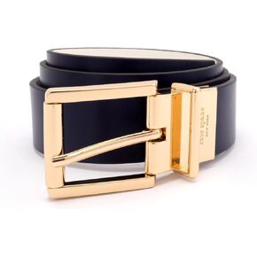 Kate Spade New York Women's 1.25 Inch Reversible Belt Smooth Split, Leather Accessory, Adjustable Sizing