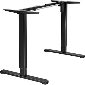 BONTEC Electric Standing Desk Frame, Height Adjustable Ergonomic Stand Up Desk Base with 3-Level Memory Quiet Motor, Table Legs Support for 154lbs, Black