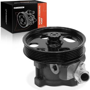A-Premium Power Steering Pump, with Pulley, Compatible with Ford Five Hundred 2005-2007, Freestyle 2005-2007 & Mercury Montego 2005-2007, 3.0L, Replace# 6F9Z3A696A