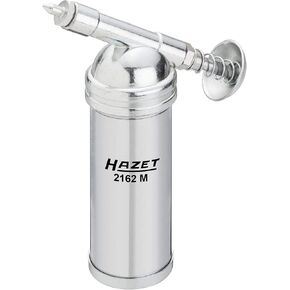 HAZET mini grease gun 2162M incl. grease nipple in 50 and 90 degree design - precise dosing for loose grease, filling capacity 2.82 ounces - for lubricating machines, bicycle chains, impact wrenches