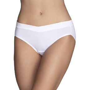 Vanity Fair Womens Beyond Comfort Silky Stretch Bikini Panty ، 7 ، NH Star White